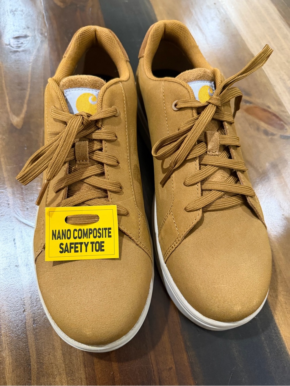 Carhartt Men's Wheat Brown Low-Top Safety Sneakers